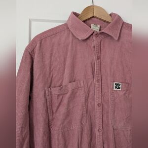 Lucy and Yak Pink Corduroy Boiler Suit